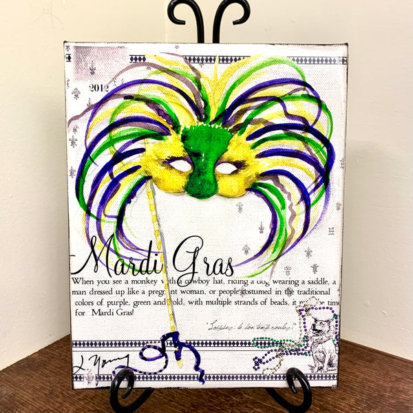 "Mardi Gras Mask" by L. Young