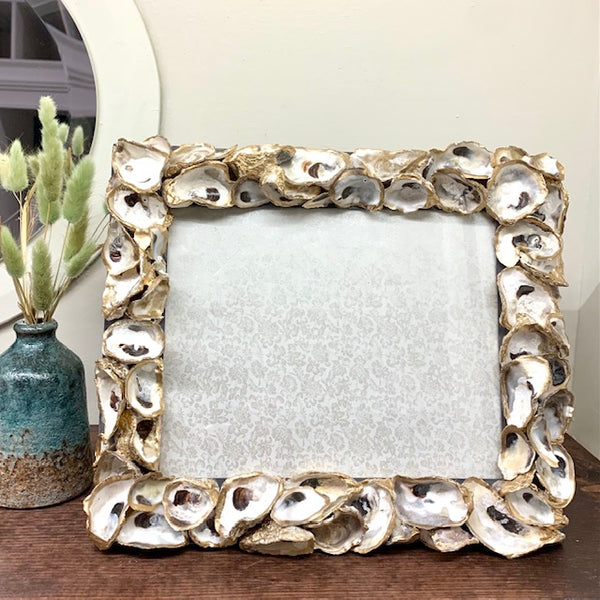 Gold Edged Oyster Shell Frame (8x10)