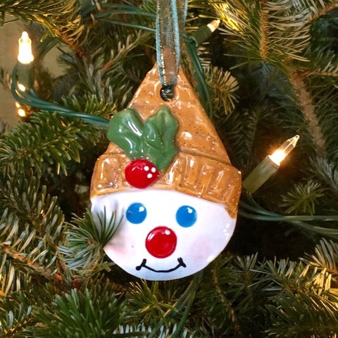 NOLA Snowman Ornament