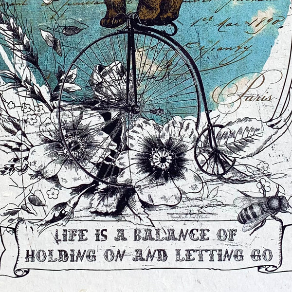 "Life Is A Balance Between Holding On and Letting Go"