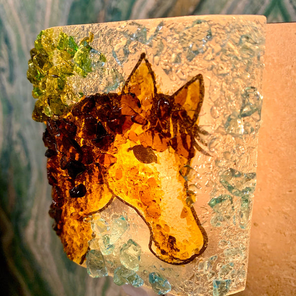 Recycled Glass Night Light - Horse