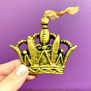 Golden Crown Ornament