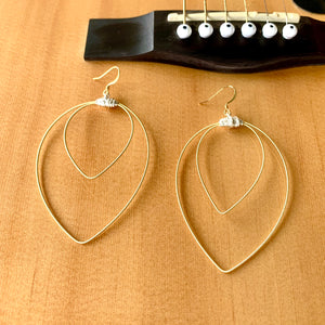 Double Pick Loop Earrings
