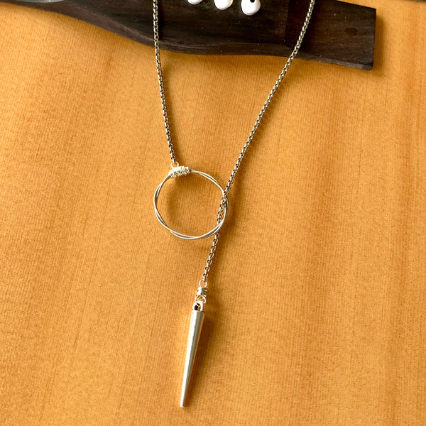 Dagger Lariat Necklace