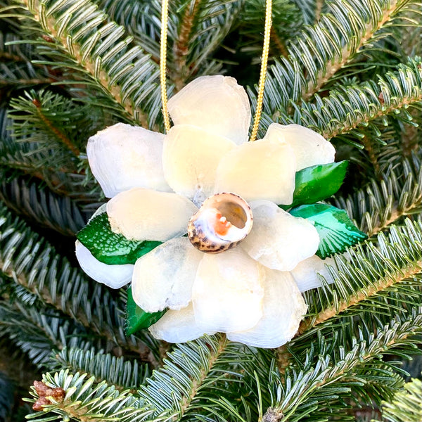 Garfish Scale Magnolia Ornament