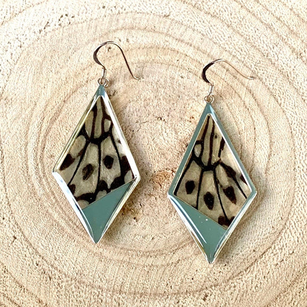 "Paper Kite" Butterfly Wing Earrings